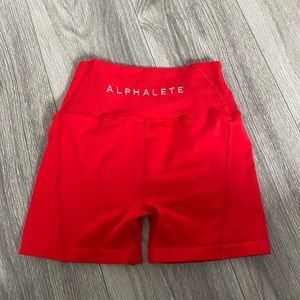 Alphalete Red Shorts